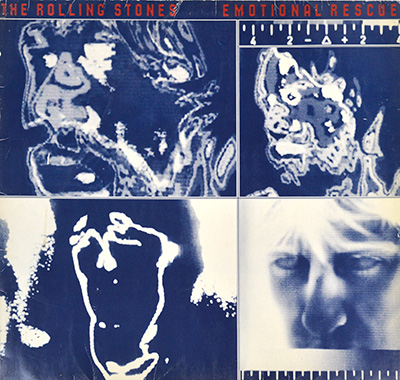 ROLLING STONES - Emotional Rescue (Dutch and German Releases) album front cover vinyl record